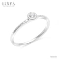 LENYA แหวนเงินแท้ 925 ประดับด้วย Diamondlike  เสริมบุคลิกเพิ่มความมั่นใจ