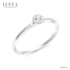 LENYA แหวนเงินแท้ 925 ประดับด้วย Diamondlike  เสริมบุคลิกเพิ่มความมั่นใจ