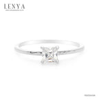 LENYA แหวนเงินแท้ ประดับด้วย Diamondlike  เสริมบุคลิกเพิ่มความมั่นใจ