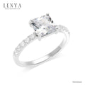 LENYA แหวนเงินแท้ 925 ประดับด้วย Diamondlike  เสริมบุคลิกเพิ่มความมั่นใจ