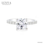 LENYA แหวนเงินแท้ 925 ประดับด้วย Diamondlike  เสริมบุคลิกเพิ่มความมั่นใจ