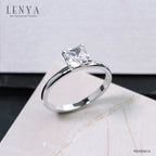 LENYA แหวนเงินแท้ ประดับด้วย Diamondlike  เสริมบุคลิกเพิ่มความมั่นใจ