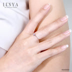 LENYA แหวนเงินแท้ ประดับพลอยอเมทิสต์ อัญมณีของผู้ที่เกิดเดือนกุมภาพันธ์