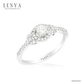 LENYA แหวน LENYA ETERNAL ประดับด้วย SWAROVSKI ZIRCONIA ประดับเพชรเม็ดกลางรายล้อมด้วยวงกลมเพชรเม็ดเล็กซ้อนกันอีก 3 วง ดูหรูหรามีมิติ
