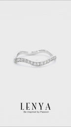 LENYA แหวนเงินแท้ ประดับด้วย Diamondlike  เสริมบุคลิกเพิ่มความมั่นใจ