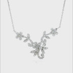 LENYA สร้อยคอ CZ DiamondLike สวยสง่า น่าหลงใหล ขนาด 1.50 มิล ตัวเรือนเงินแท้925 ชุบทองคำขาว