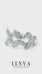 LENYA แหวนเงินแท้ ประดับด้วย Diamondlike  เสริมบุคลิกเพิ่มความมั่นใจ