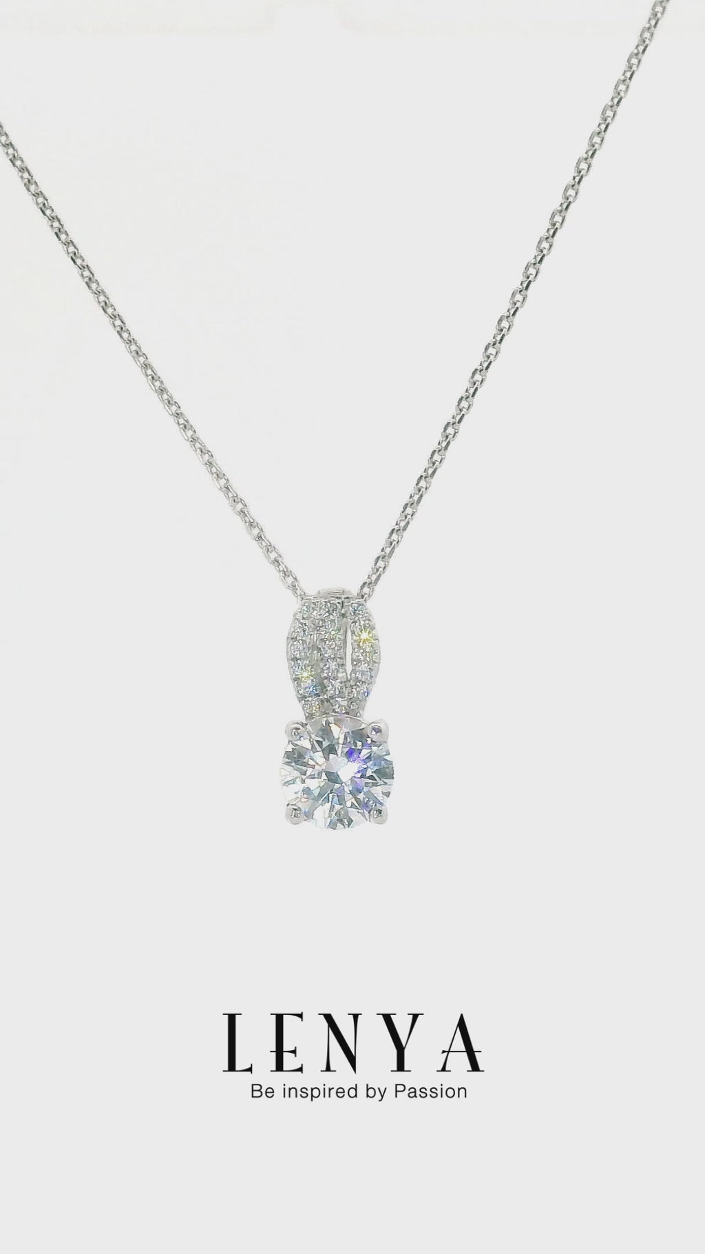 LENYA จี้เงินแท้ประดับเพชร Swalovski Zirconia สวยหวานน่ารัก เหมาะสำหรับสวมใส่ได้ทุกวัน
