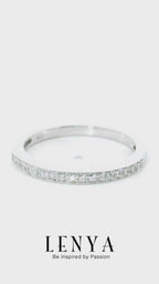 LENYA แหวน LENYA ETERNAL ประดับด้วย SWAROVSKI ZIRCONIA สีขาว สวยคลาสสิค
