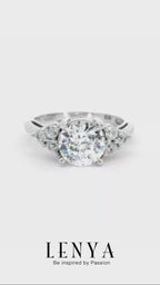 LENYA แหวนเพชร DiamondLike เพชรเม็ดใหญ่ขนาด 2 กะรัต ดีไซน์มีระดับ หรูหราอลังการ เข้ากันกับทุกสไตล์การแต่งตัว