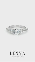 LENYA แหวน LENYA ETERNAL ประดับ  SWAROVSKI ZIRCONIA ตัวเรือนเงินแท้ชุบทองคำขาว